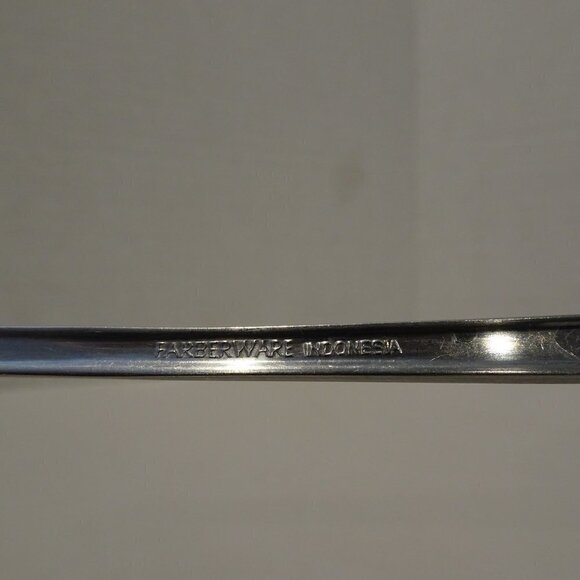 LOT 11 Farberware Romance Stainless Teaspoons Indonesia 6 1/4" Iced Tea Spoons - Picture 4 of 5